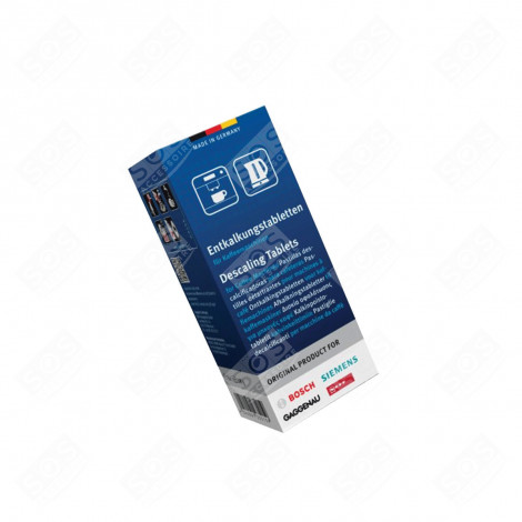 CONFEZIONE DI 6 PASTIGLIE ANTICALCARE ORIGINALE MACCHINA DA CAFFÃ, CAFFETTIERA - 00311556, 00311864