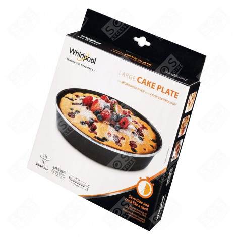 PIATTO CRISP CON BORDO ALTO DIAM 280MM ALT 5,5CM FORNO A MICROONDE - 484000000964, C00424651