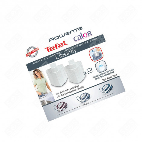 CARTUCCE ANTICALCARE (LOTTO DI 2) FERRO DA STIRO, FERRO A VAPORE - XD9070E0