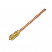 Spina di carica originale 1/4" prolunga L.12CM + Valvola 6NFMSSV01