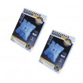 Lotto di 2 scatole (10 sacchi in microfibra) WONDERBAG