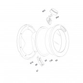 Cornice del finestrino riferimento 62