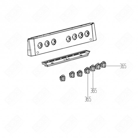 LEVA (CODICE 365) FORNI, FORNELLI ELETTRICI E A GAS - 250315618