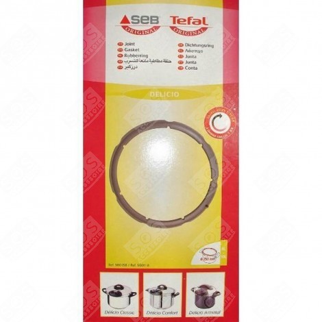 JOINT DE COUVERCLE DELICIO 253 PENTOLE A PRESSIONE - SS-980156, 980158