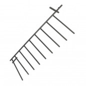 Griglia ripiegabile a sinistra