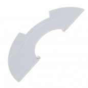 Set di 2 valvole vaschetta per la polvere