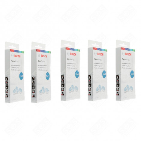 CONFEZIONE DI 5 SCATOLE DI COMPRESSE DECALCIFICANTI MACCHINA DA CAFFÃ, CAFFETTIERA - 00312093