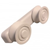 Support roulette de panier