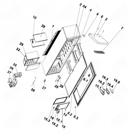 PORTELLO FREEZER (CODICE N°15) FRIGORIFERO, CONGELATORE - 1057949, 53041144