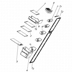 Ripiano, scaffale (riferimento n°2)