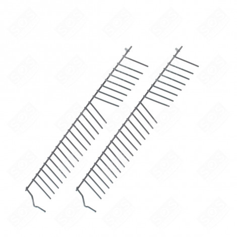 SET DI 2 ASTE RIBALTABILI ORIGINALI PER CESTELLO INFERIORE LAVASTOVIGLIE - 00668360