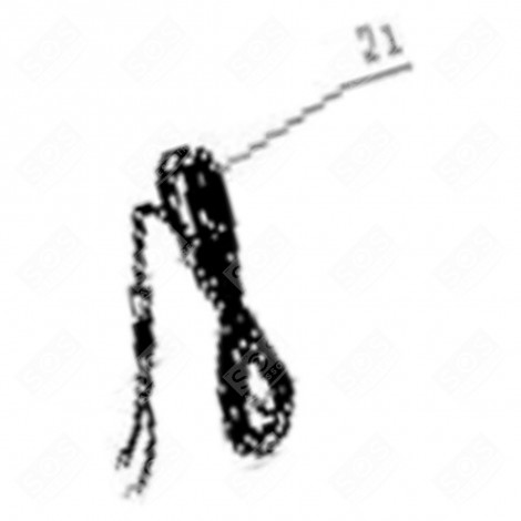 CAVO DI ALIMENTAZIONE COMPLETO (CODICE 21) ORIGINALE ASPIRAPOLVERE - 4055312997