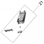 Copertura del camino filtro (riferimento n°21) originale