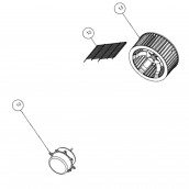 Motore telaio superiore originale 15W (numero di riferimento 10)