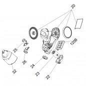 Base con retro (codice n°20) originale