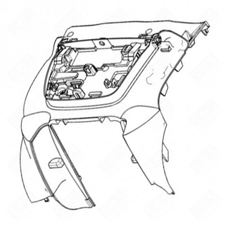 COPERCHIO POSTERIORE ORIGINALE BLU ASPIRAPOLVERE - 2198603306