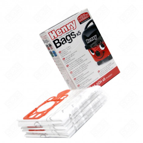 SCATOLA DA 5 SACCHETTI ORIGINALE ASPIRAPOLVERE - NVM1CH, NVM-1CH