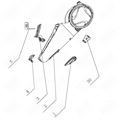 SACCHETTO PER POLVERE (CODICE N°5) ORIGINALE ASPIRAPOLVERE - 4055191235