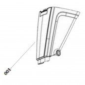 Serbatoio di polvere blu originale (ref. n°001)