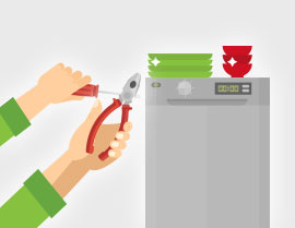 MONTA IL PEZZO DI RICAMBIO