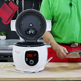 Il robot da cucina indica un codice errore