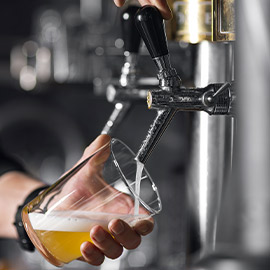 Servizio della birra non corretto